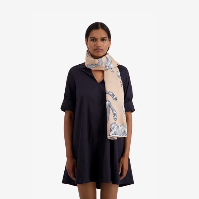 inouï editions Écharpe 100 - Astrologie - Naturel