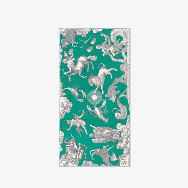 Inouï Editions Écharpe 100 - Astrologie - Vert