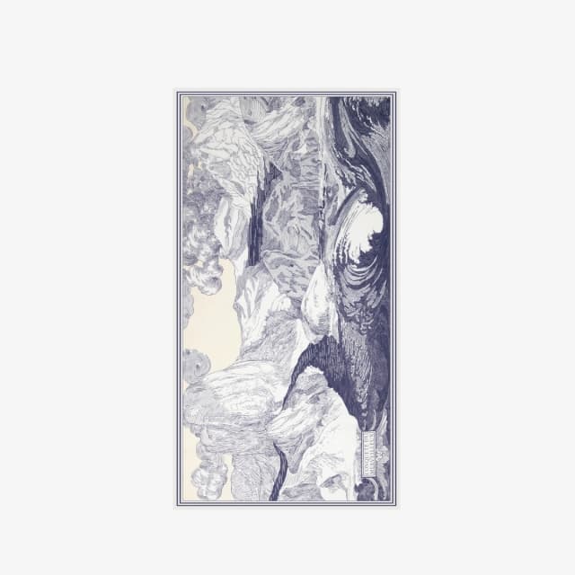 Inouï Editions Écharpe 100 - Balthazar - Bleu Marine