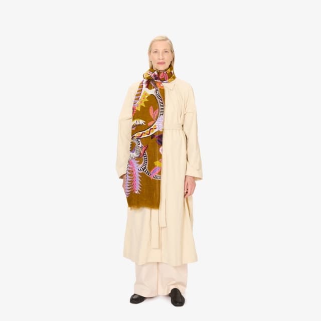 inouï editions Écharpe 100 - Diego - Mordoré