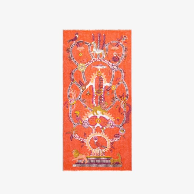 Inouï Editions Écharpe 100 - Diego - Orangeade