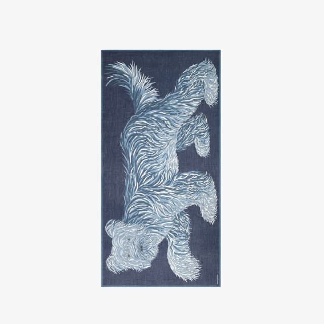 Inouï Editions Écharpe 100 - Freddy - Bleu Marine