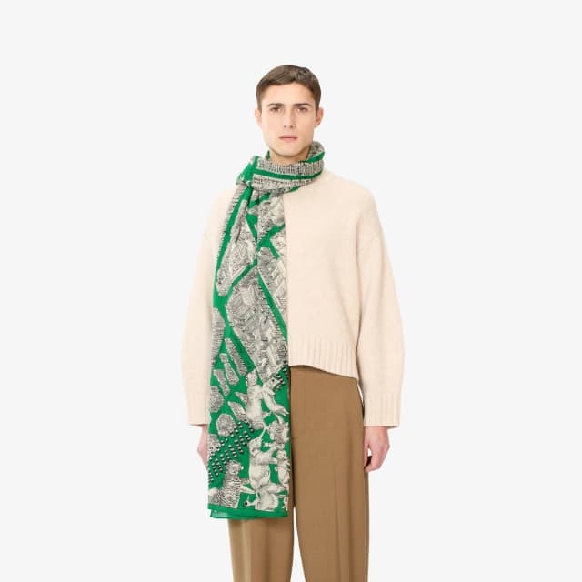 Inouï Editions Écharpe 100 - Turgot - Vert