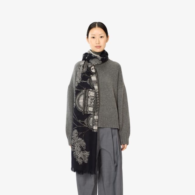 Inouï Editions Écharpe 80 - Mirage - Noir