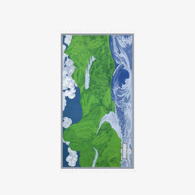 Inouï Editions Fouta 100 - Balthazar - Bleu