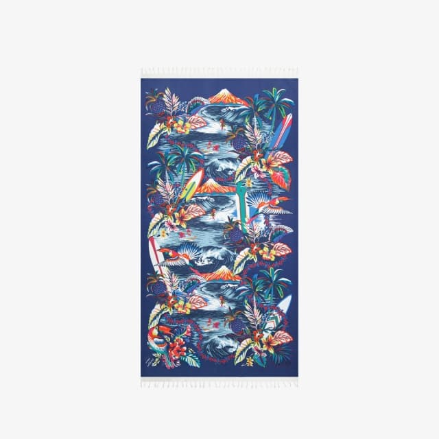 Inouï Editions Fouta 100 - Hawai - Bleu