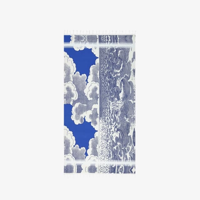 Inouï Editions Fouta 100 - Oceanique - Bleu Marine