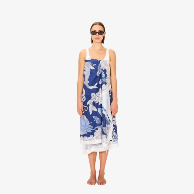 Inouï Editions Fouta 100 - Poseidon - Bleu