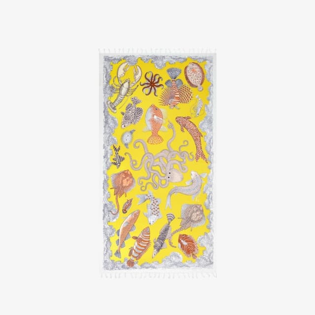 Inouï Editions Fouta 100 - Poseidon - Jaune