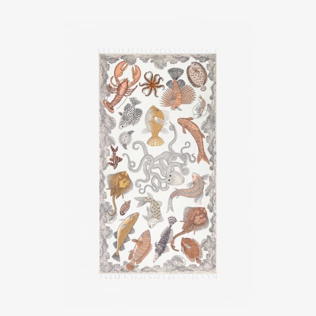 inouï editions Fouta 100 - Poseidon - Naturel