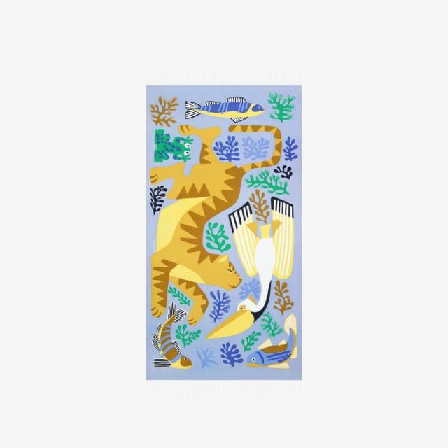 Inouï Editions Fouta 100 - Splash - Pastel