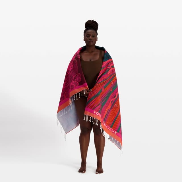 inouï editions Fouta 100 - Stromboli - Rose