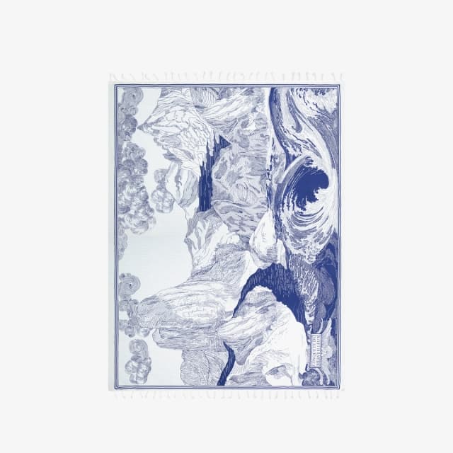 Inouï Editions Fouta 140 - Balthazar - Bleu Marine