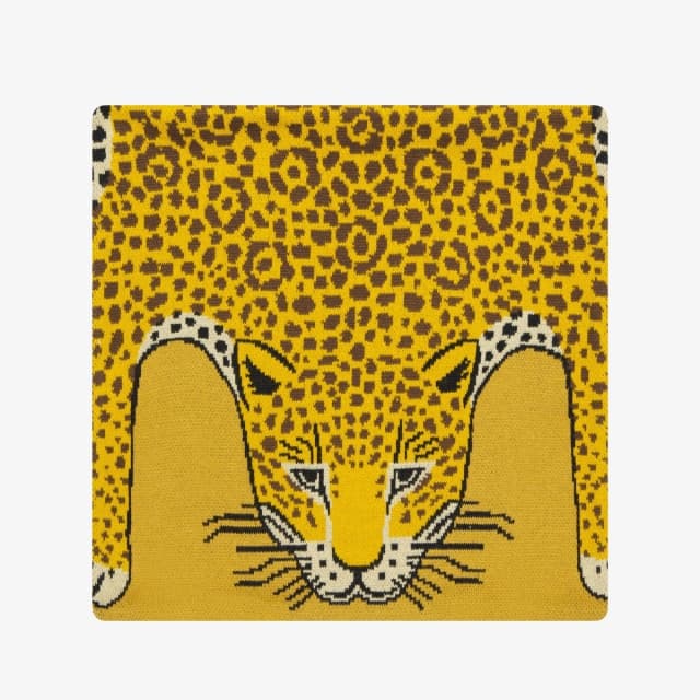 inouï editions Housse de Coussin 40 - Leopard - Safran