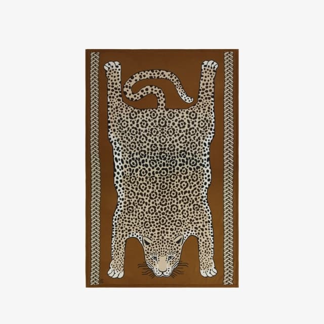 Inouï Editions Plaid 130 - Leopard - Beige