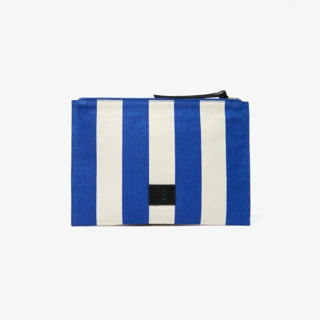 Inouï Editions Pochette - Baldo Stripes - Bleu Marine