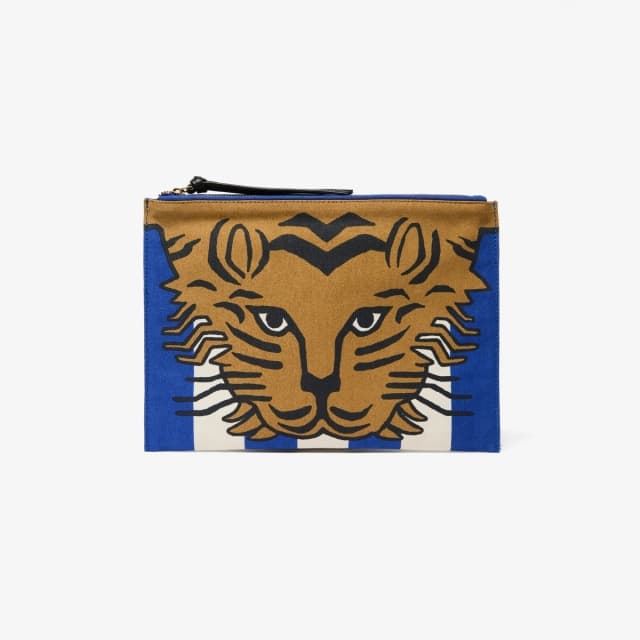 Inouï Editions Pochette - Baldo Stripes - Bleu Marine