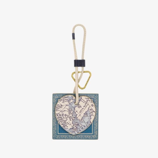 Inouï Editions Porte-clés - Mappemonde - Bleu