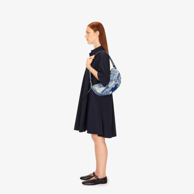 Inouï Editions Sac Banane - Balthazar - Bleu Marine