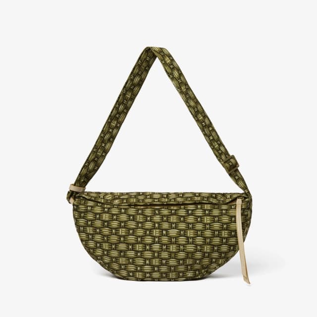 inouï editions Sac Banane - Cannage - Kaki