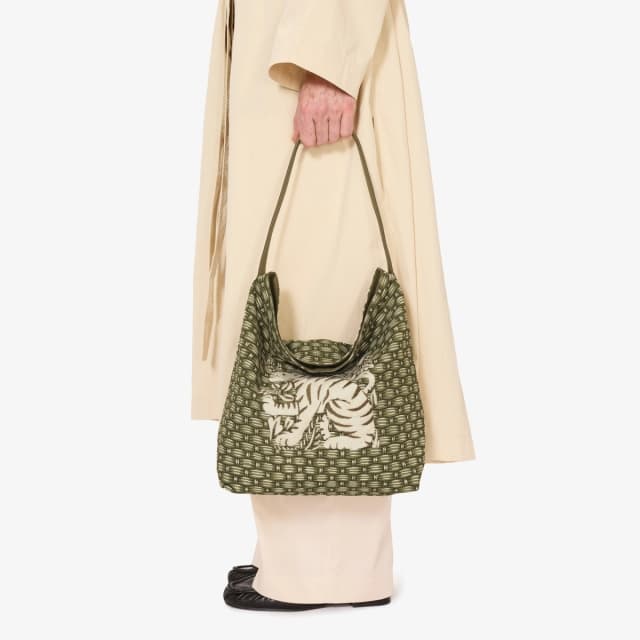 inouï editions Sac Campus - Cannage - Kaki