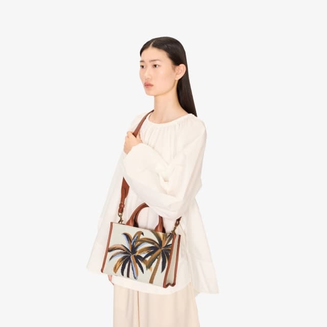 Inouï Editions Sac Caprice - Palmier - Naturel