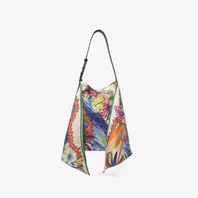 Inouï Editions Sac Foulard S - Hawai - Blanc