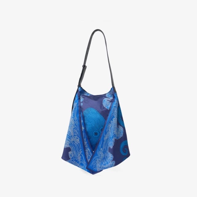 Inouï Editions Sac Foulard S - Poseidon - Azur