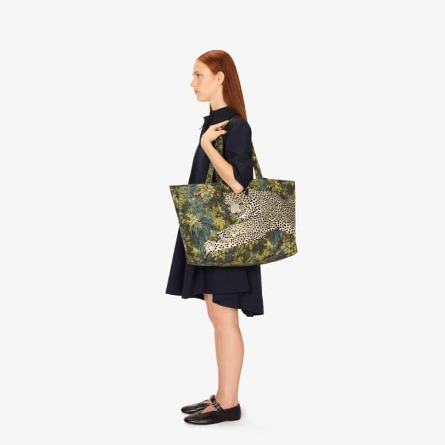 Inouï Editions Sac Maxi Shopper - Mike - Kaki