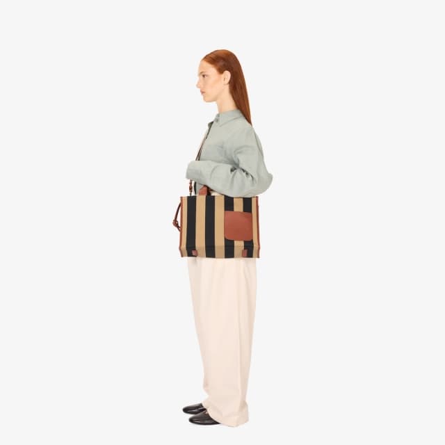 Inouï Editions Sac Nomade - Stripes - Sable