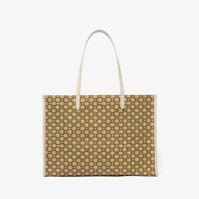 Inouï Editions Sac Shopping - Cannage - Kaki