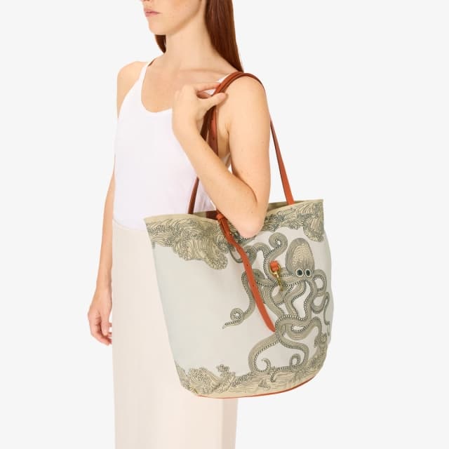 Inouï Editions Sac Soft Shopping - Poseidon - Naturel