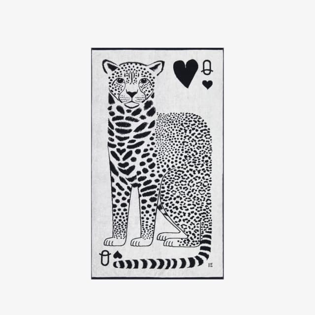 Inouï Editions Serviette De Plage - Queen - Blanc