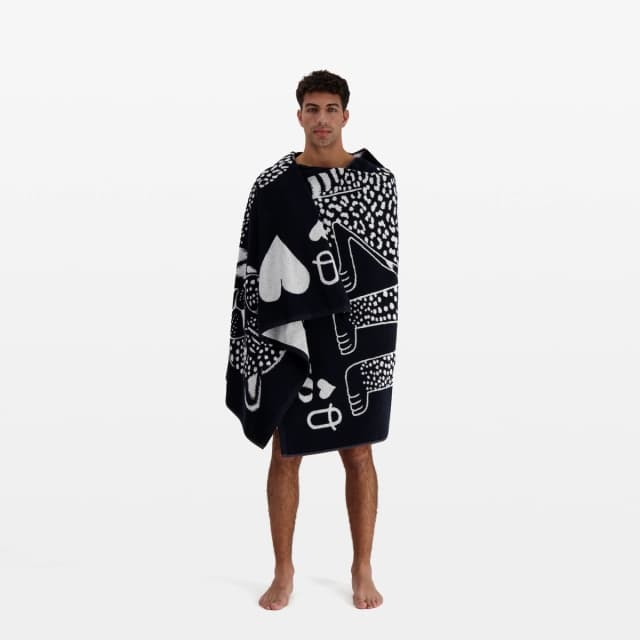 Inouï Editions Serviette De Plage - Queen - Blanc