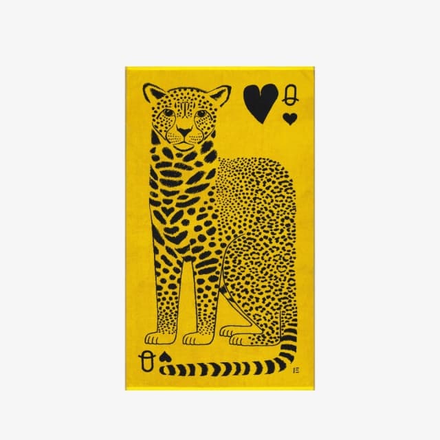 Inouï Editions Serviette De Plage - Queen - Safran