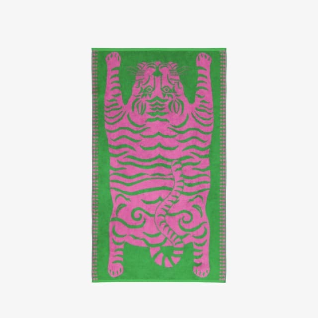 Inouï Editions Serviette De Plage - Todd - Vert