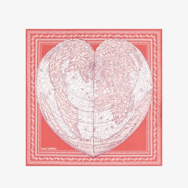 inouï editions Square 65 - Mappemonde - Nude