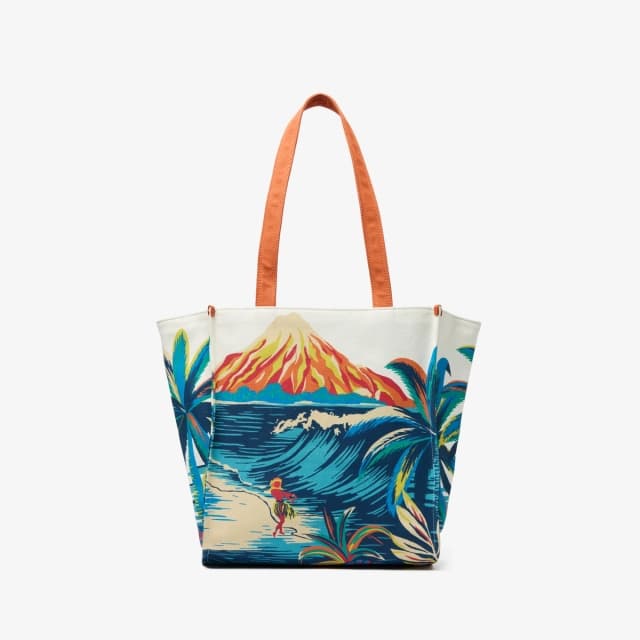 inouï editions Totebag - Hawai - Bleu