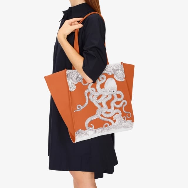 inouï editions Totebag - Poseidon - Orange