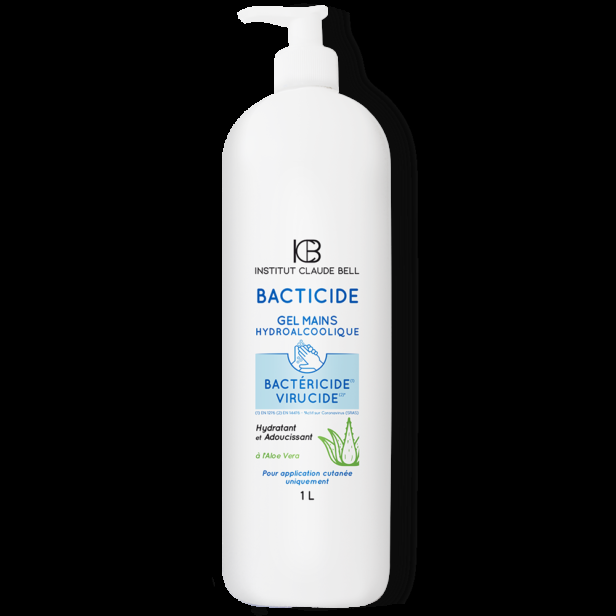 institut claude bell BACTICIDE 1000 ml – Gel hydro-alcoolique antibactérien et virucide