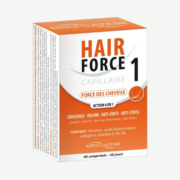 institut claude bell Hair Force One – Capillaire : Complément alimentaire : 60cp