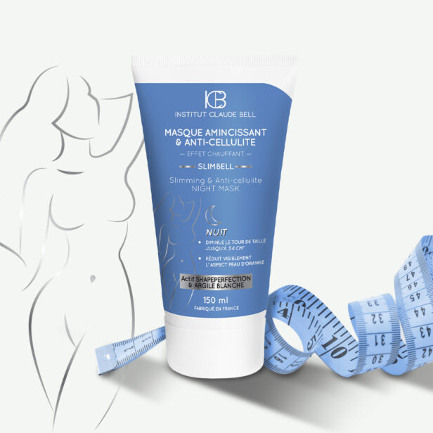 Institut Claude Bell Masque Thermique Amincissant & Anti-cellulite – Sans Rincage – Slimbell : 150ml