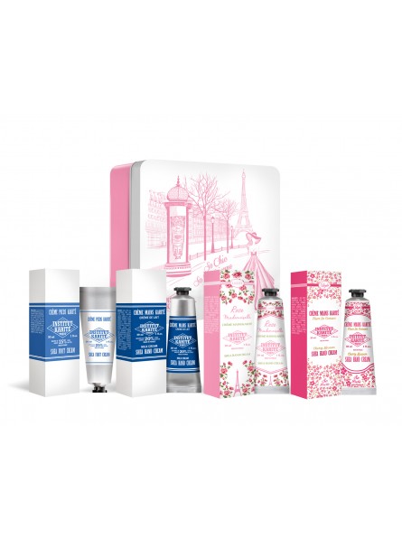 institut karité paris Coffret Métal Rose Mademoiselle BODY