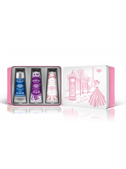 institut karité paris Coffret trio Crèmes Mains Rose Mademoiselle