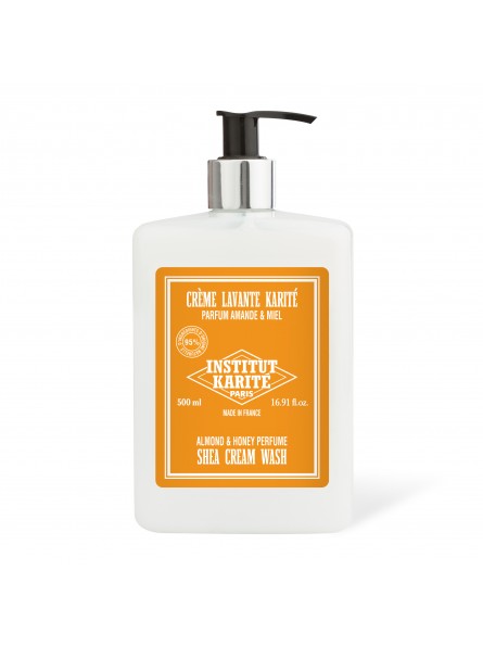 institut karité paris Crème Lavante Karité 500 mL Amande et Miel