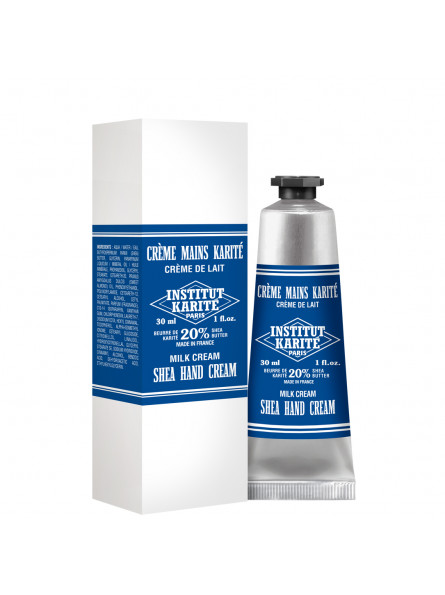 institut karité paris Crème Mains Karité 30 mL Crème de Lait avec étui