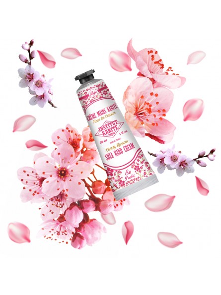 Institut Karité Paris Crème Mains Karité Légère Fleur De Cerisier 30 ML Avec étui