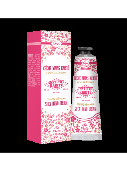 institut karité paris Crème Mains Karité Légère Fleur de Cerisier 30 mL avec étui