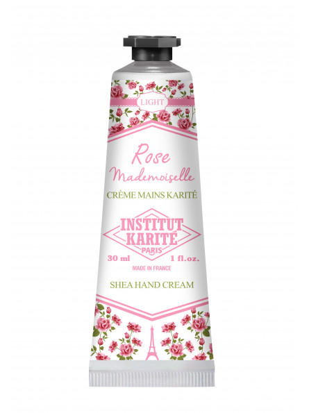 Institut Karité Paris Crème Mains Karité Rose Mademoiselle Légère 30 ML Avec étui