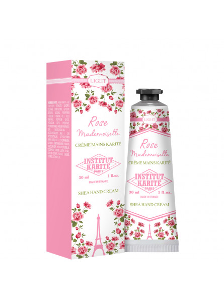 institut karité paris Crème Mains Karité Rose Mademoiselle Légère 30 mL avec étui